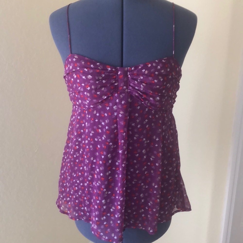 American Eagle adjustable strap lined cami